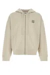 Maison Kitsuné Maison Kitsune Cappuccino Cotton Sweatshirt In Truffle