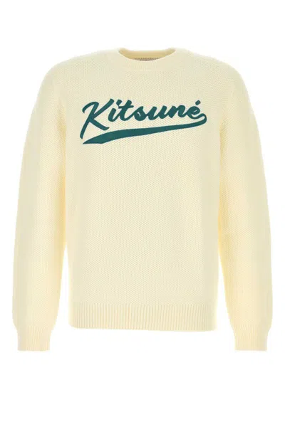 Maison Kitsuné Sweatshirts In Yellow