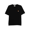 Maison Kitsuné Maison Kitsune Fox Head T Shirt In Black