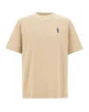Maison Kitsuné Crew Neck Short Sleeve Relaxed Fit T-shirt In Neutral