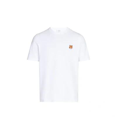 Maison Kitsuné T-shirt En Coton Fox Regular In White