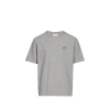 Maison Kitsuné Ami Paris Olive Green Corduroy Pant In Gray