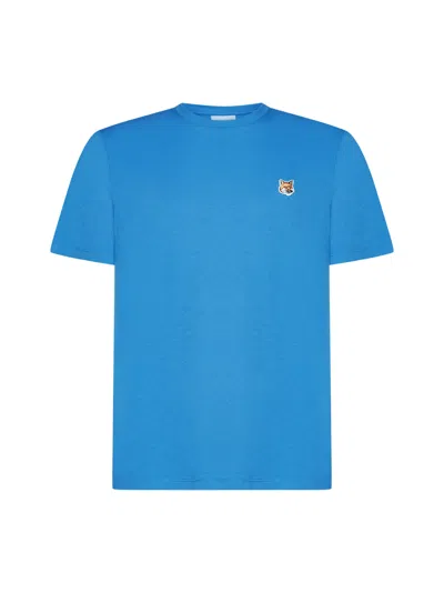 Maison Kitsuné T-shirt In Enamel Blue