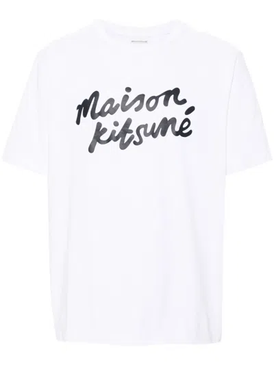 MAISON KITSUNÉ T-SHIRT HANDWRITING COMFORT