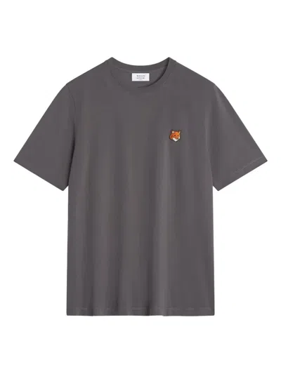 MAISON KITSUNÉ FOX HEAD REGULAR FIT COTTON T-SHIRT