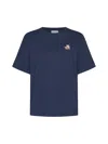 Maison Kitsuné T-shirt In Ink Blue