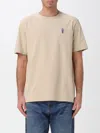 Maison Kitsuné Crew Neck Short Sleeve Relaxed Fit T-shirt In Neutral