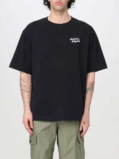 MAISON KITSUNÉ T-SHIRT MAISON KITSUNÉ MEN COLOR BLACK,G50039002