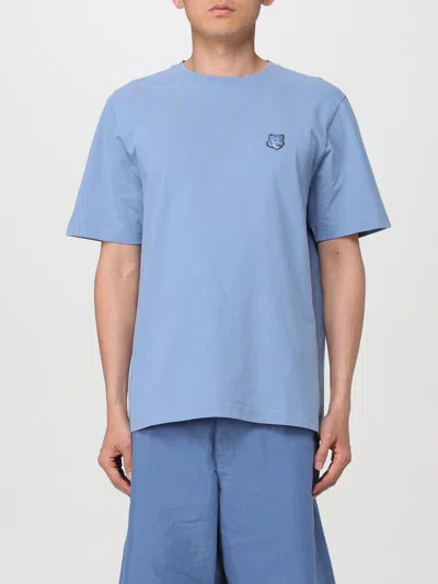 Maison Kitsuné T-shirt  Men Color Blue 1