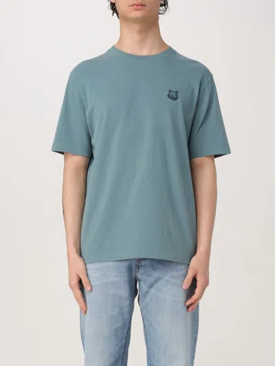 Maison Kitsuné T-shirt  Men Color Blue
