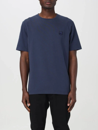 Maison Kitsuné T-shirt  Men Color Blue