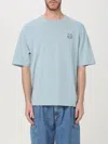 Maison Kitsuné Bold Fox Head Patch Oversize Tee Shirt-l Nd Maison Kitsune Male In Blau
