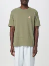 MAISON KITSUNÉ T-SHIRT MAISON KITSUNÉ MEN colour GREEN,G50040012