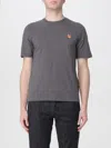 Maison Kitsuné T-shirt  Men Color Grey In Gray