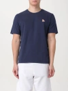 Maison Kitsuné Navy Cotton T-shirt