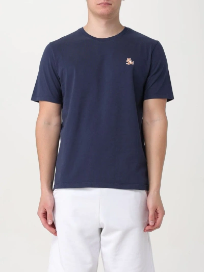 Maison Kitsuné Navy Cotton T-shirt