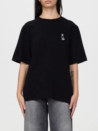 Maison Kitsuné T-shirt  Woman Color Black