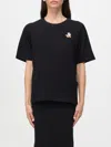 MAISON KITSUNÉ T-SHIRT MAISON KITSUNÉ WOMAN colour BLACK,F51877002