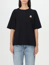 Maison Kitsuné Cotton T Shirts In Black