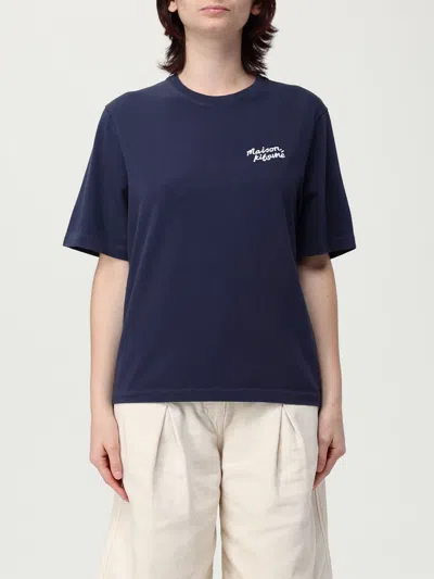 Maison Kitsuné T-shirt  Woman Color Blue