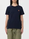 Maison Kitsuné T-shirt  Woman Color Blue In Blue