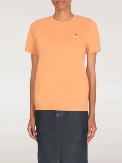 Maison Kitsuné T-shirt  Woman Color Orange