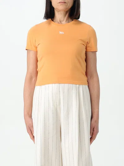 Maison Kitsuné T-shirt  Woman Color Orange