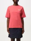 Maison Kitsuné T-shirt  Woman Color Red In Rot