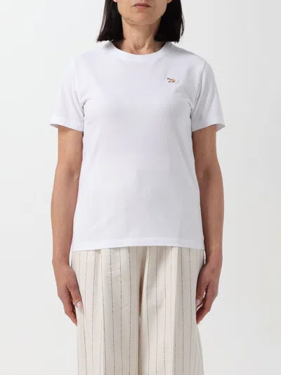 Maison Kitsuné T-shirt  Woman Color White In White