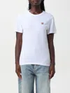 Maison Kitsuné T-shirt  Woman Color White In 白色