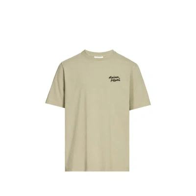Maison Kitsuné T-shirt Manches Courtes En Coton In Green