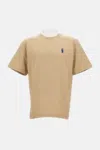 Maison Kitsuné Crew Neck Short Sleeve Relaxed Fit T-shirt In Neutral
