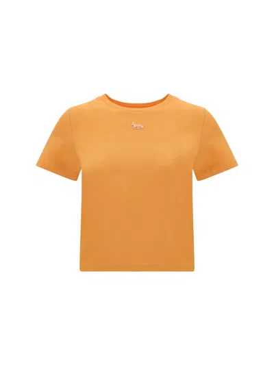 Maison Kitsuné T-shirt In Orange
