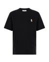 Maison Kitsuné Maison Kitsune Fox Head T Shirt In Black