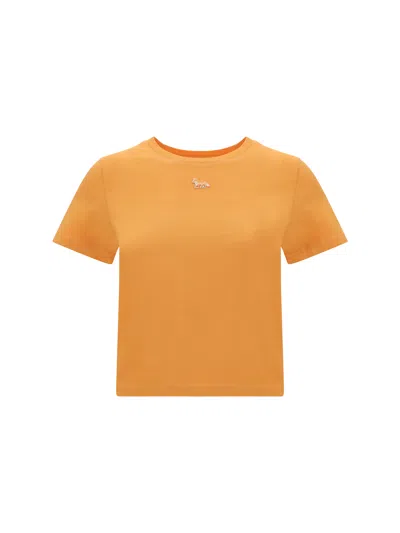 Maison Kitsuné T-shirt In Orange