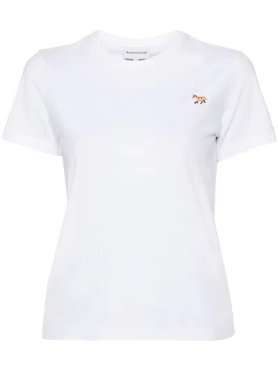 MAISON KITSUNÉ MAISON KITSUNE` T SHIRT WITH FOX PRINT