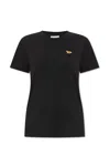 Maison Kitsuné Woman T-shirt Black Size L Cotton In Black