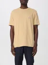 Maison Kitsuné T-shirt With Mini Logo In Beige