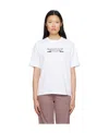 MAISON KITSUNÉ T-SHIRT WITH ROUND NECK AND SHORT SLEEVES