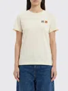 Maison Kitsuné Double Fox Head Regular T-shirt In Neutral