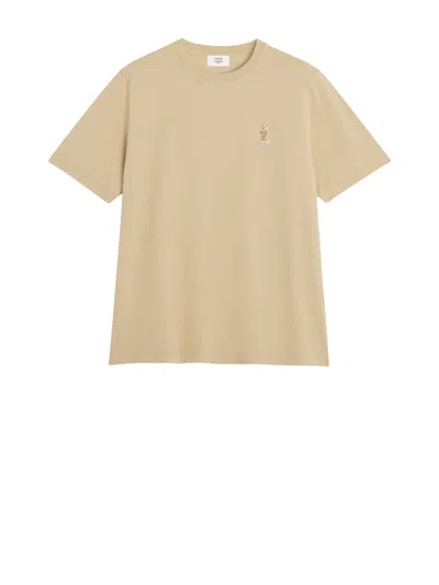 Maison Kitsuné Maison Kitsune T-shirts And Polos In Metallic