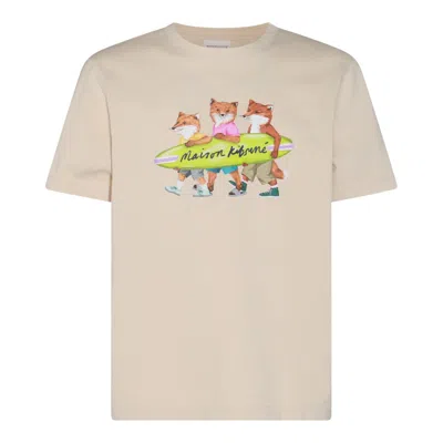 Maison Kitsuné Fox T-shirt In White
