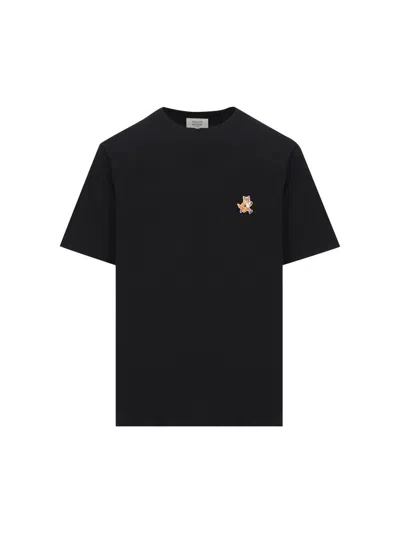 Maison Kitsuné Maison Kitsune' T-shirts And Polos In Black