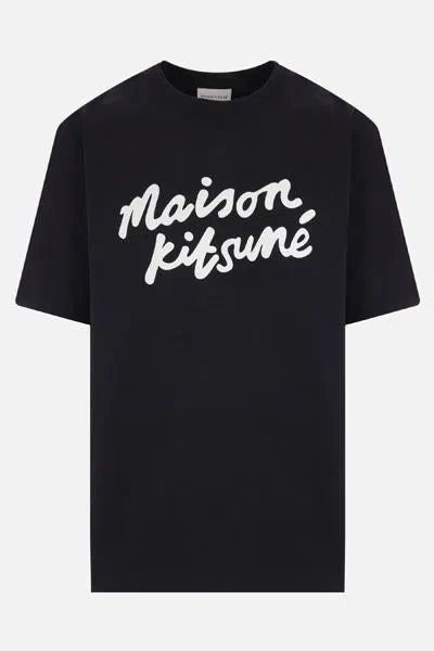 Maison Kitsuné Maison Kitsune' T-shirts And Polos In Black+white
