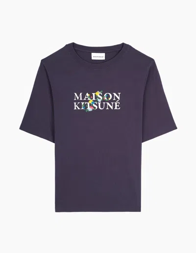 Maison Kitsuné Maison Kitsune' T Shirts And Polos In Purple