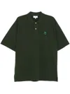 Maison Kitsuné Bold Fox Head Patch Oversize Polo In Green
