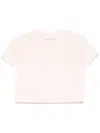 Maison Kitsuné Fox Bebe Patch Baby Tee-shirt In Pink