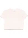 Maison Kitsuné Fox Bebe Patch Baby Tee-shirt In Pink