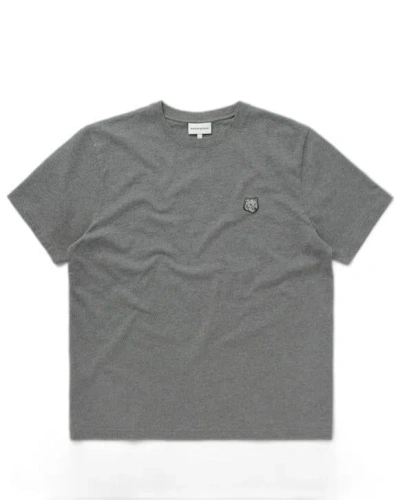 Maison Kitsuné Chillax Fox Cotton T-shirt In Mgreymelg