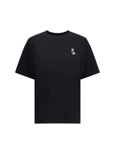 Maison Kitsuné Dressed Fox Comfort Tee-shirt In Black